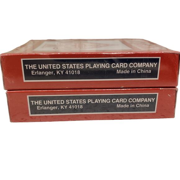 Maverick Playing Cards Red Plastic Coated NEW 2 Decks 2010 - Picture 4 of 7